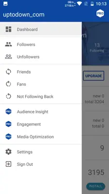 Followers and Unfollowers Analytics for Instagram android App screenshot 0