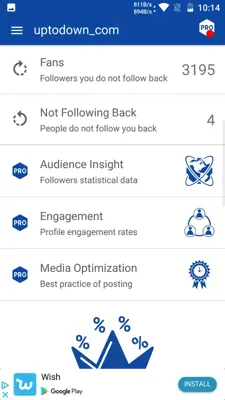 Followers and Unfollowers Analytics for Instagram android App screenshot 3